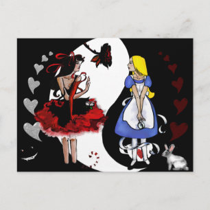 Alice Reflected Postcard