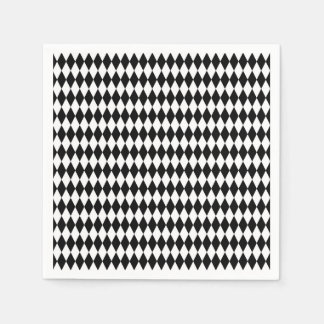 Alice related geometric decoupage rhombus pattern napkin