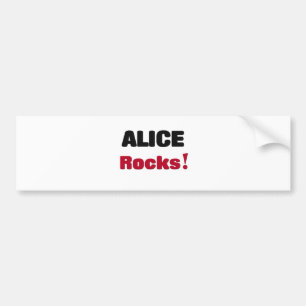Alice Rocks Bumper Sticker