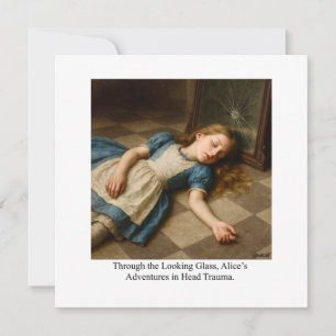 Alice’s Adventures in Head Trauma Invitation