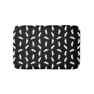 Alice Silhouette Pattern from Alice in Wonderland Bath Mat