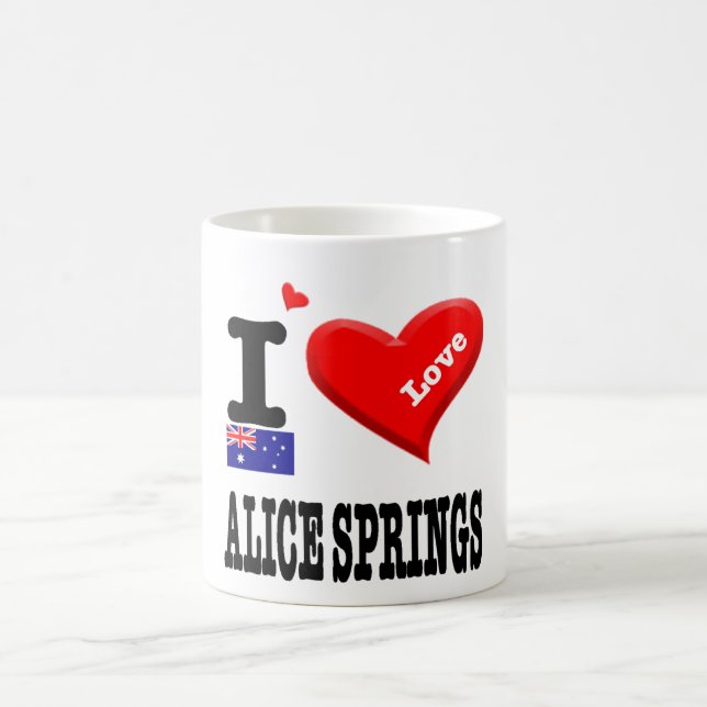 ALICE SPRINGS - I Love - Coffee Mug (Center)