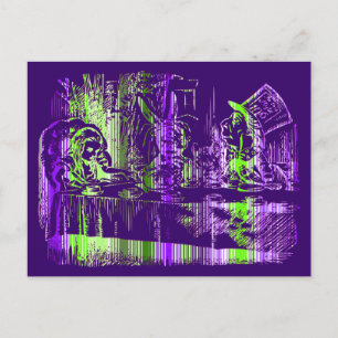 Alice Stripey Trippey Postcard