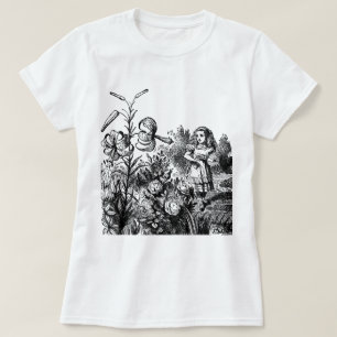 Alice Talks with Garden Flowers T-Shirt