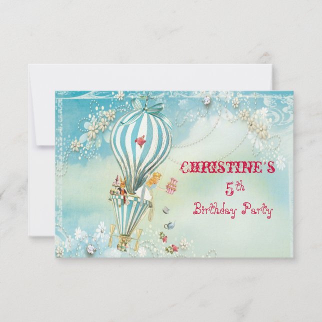 Alice Tea At Four RSVP (Front)