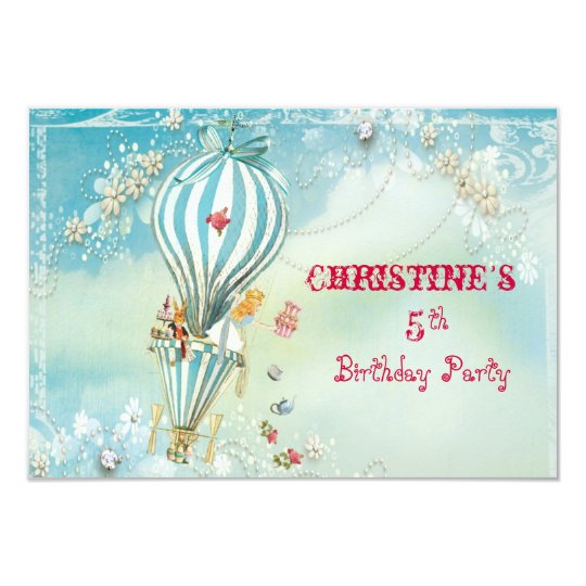 Alice Tea At Four RSVP Card