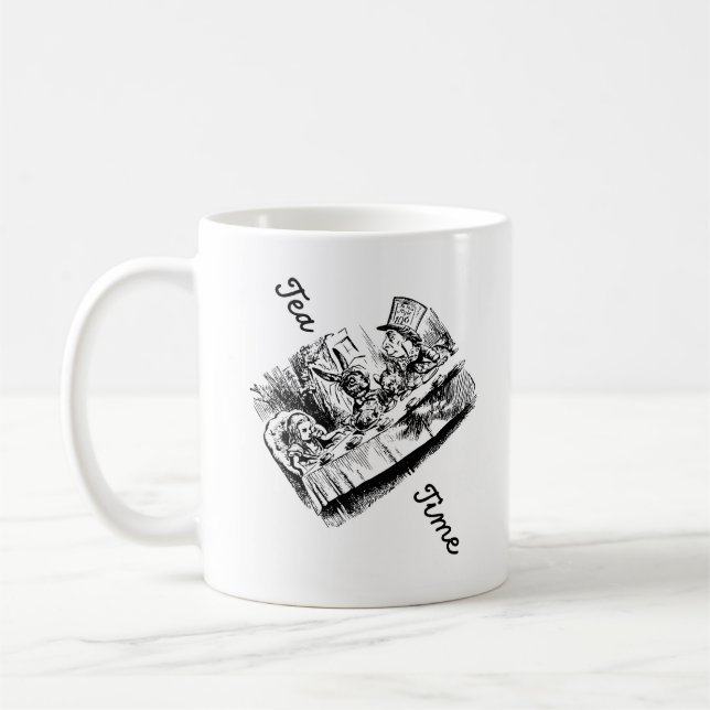 Alice Tea Time Coffee Mug (Left)