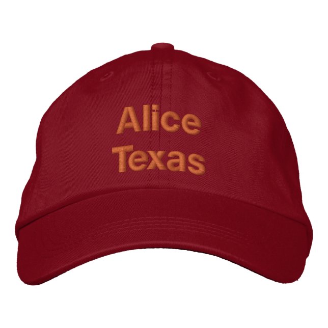 Alice Texas Embroidered Hat (Front)
