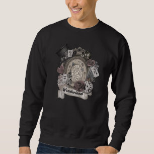 Alice & The Cheshire Cat  Wonderland Elements Sweatshirt