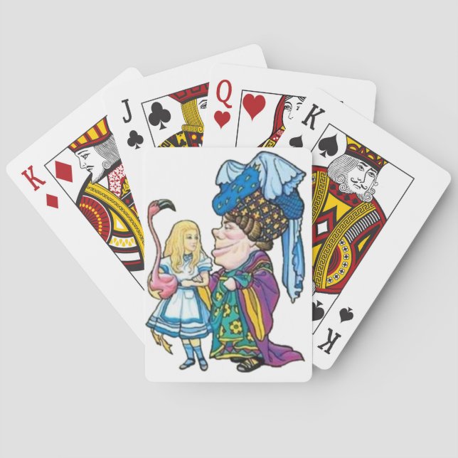 Alice & the Duchess Colour Playing Cards (Back)
