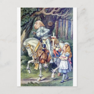 Alice & the Knight in Full Color Postcard