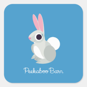 Alice the Rabbit Square Sticker