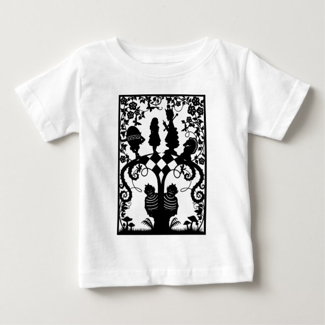Alice through the looking glass  baby T-Shirt (Front)