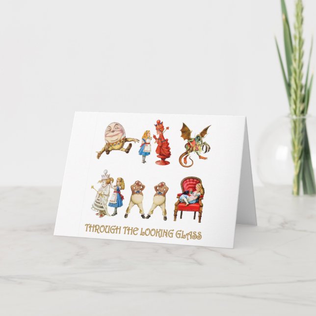 ALICE THROUGH THE LOOKING GLASS HOLIDAY CARD (Front)