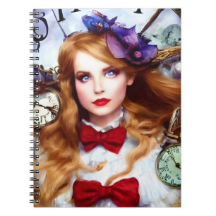 Alice Time Keeps Moving AI Generated Art Notebook