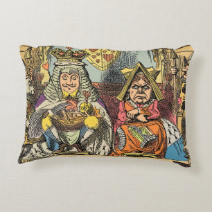 Alice Trial of the Knave of Hearts Vintage Decorative Cushion