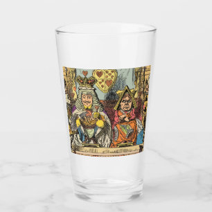 Alice Trial of the Knave of Hearts Vintage Glass
