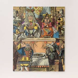 Alice Trial of the Knave of Hearts Vintage  Jigsaw Puzzle