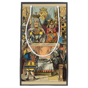Alice Trial of the Knave of Hearts Vintage  Small Gift Bag