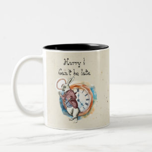 Alice - White Rabbit 1865 Two-Tone Coffee Mug