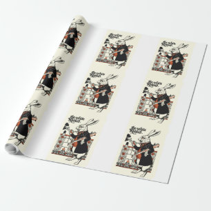 Alice White Rabbit Classic Wonderland  Wrapping Paper
