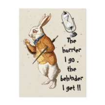 Alice - White Rabbit - Hour Glass 1865