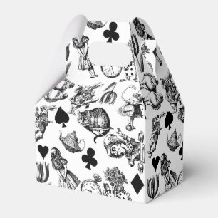 Alice White Rabbit Wonderland Cheshire Cat Favour Box