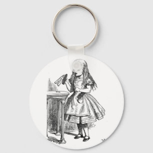 Alice with "Drink Me" Bottle Key Ring