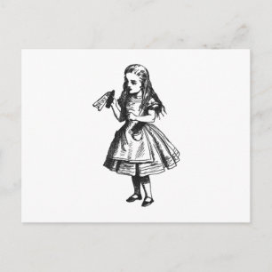 Alice with "Drink Me" Bottle Postcard
