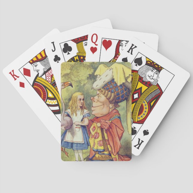 Alice with the Duchess Playing Cards (Back)