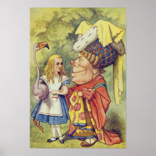 Alice with the Duchess Poster