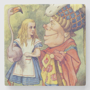 Alice with the Duchess Stone Coaster