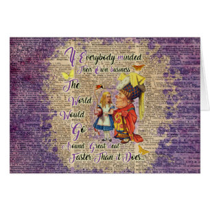 Alice with The Duchess Vintage Dictionary Art