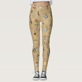 Alice wonderland leggings