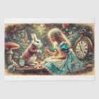 Alice Wonderland Timekeeping Treasures Decoupage