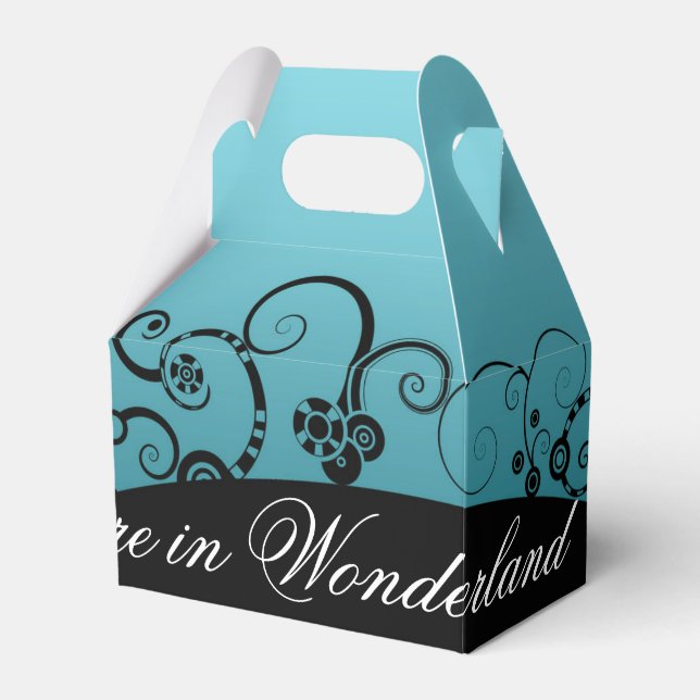 Alice's Adventure in Wonderland Favour Box (Front Side)