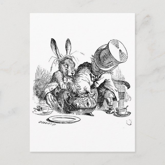 Alice's Adventures in Wonderland Postcard (Front)