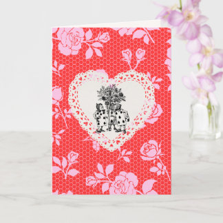 Alice's Adventures in Wonderland Valentine's Card