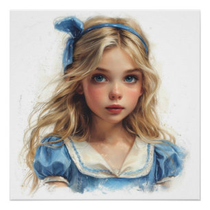 Alice's Dreamland Escape: Wonderland Whimsy Poster