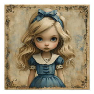  Alice's Dreamy Reverie: Wonderland Whimsy Poster