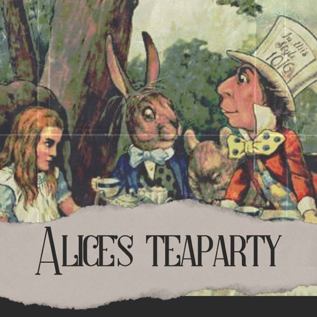 Alice's Tea Party MadHatter Wonderland Postcard (Creator Uploaded)