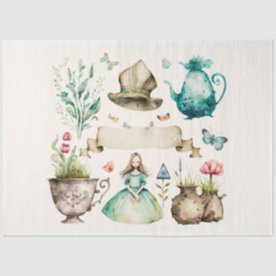 Alice's Tea Party Series Design 1 Tissue Paper