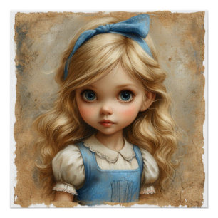 Alice's Whimsicality Unleashed: Wonderland Whimsy Poster