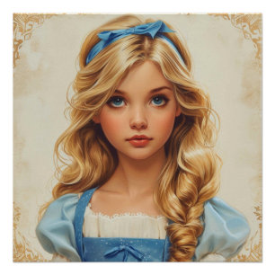 Alice's Whimsy Delight: Wonderland Whimsy Poster