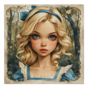 Alice's Wonderland Dreams: Wonderland Whimsy Poster