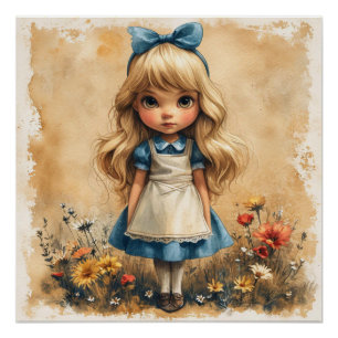 Alice's Wonderland Reverie: Wonderland Whimsy Poster