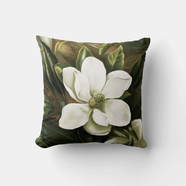 Alicia H. Laird: Magnolia Grandflora Cushion (Front)
