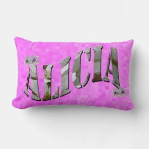 Alicia Name Logo, Lumbar Cushion