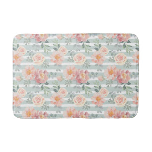 Alicia Rose Stripe Pattern Bath Mat