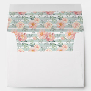 Alicia Rose Stripe Pattern Envelope
